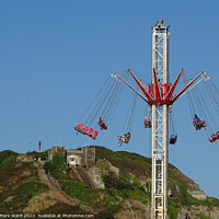Buy canvas prints of Hastings Thrills, past and present. by Mark Ward