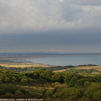 Buy canvas prints of The Sussex and Kent Coast. by Mark Ward