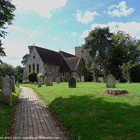 Buy canvas prints of Hellingly Church  Of Saint Peter And Saint Paul in East Sussex by Mark Ward