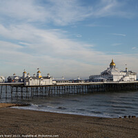 Buy canvas prints of Eastbourne Pier in December by Mark Ward