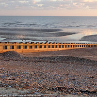 Buy canvas prints of Beauty of the Groyne. by Mark Ward