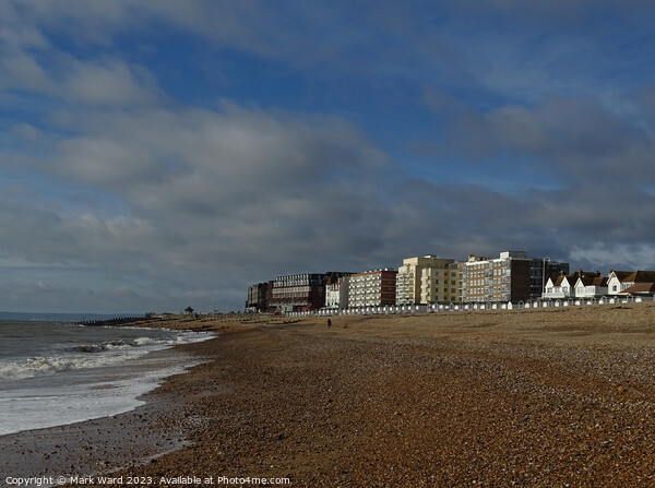 Bexhill bathed in Sunshine and Cloud Picture Board by Mark Ward