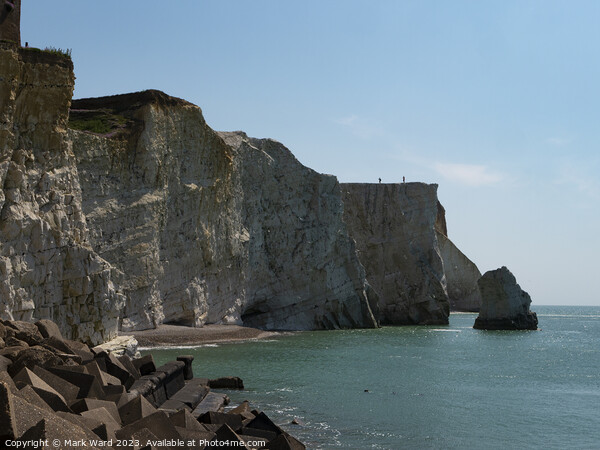 The Cliffs of Seaford Head. Picture Board by Mark Ward