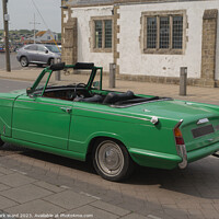Buy canvas prints of Triumph Herald 13/60 Convertible. by Mark Ward