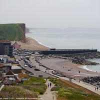 Buy canvas prints of West Bay in Dorset. by Mark Ward