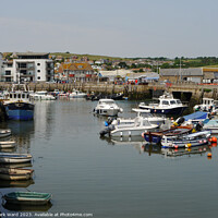 Buy canvas prints of West Bay Harbour. by Mark Ward