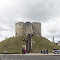 Buy canvas prints of Clifford's Tower in York by Mark Ward