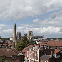 Buy canvas prints of York Minster from Clifford's Tower. by Mark Ward