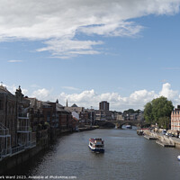 Buy canvas prints of The River Ouse in York. by Mark Ward