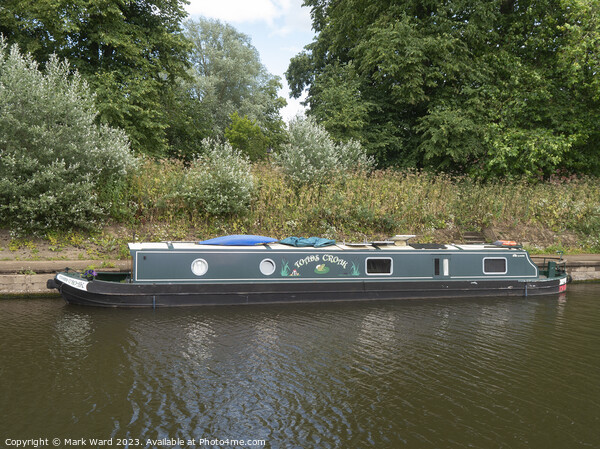 Narrowboat on the Ouse. Picture Board by Mark Ward