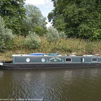 Buy canvas prints of Narrowboat on the Ouse. by Mark Ward