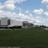 Buy canvas prints of The De La Warr Pavilion of Bexhill. by Mark Ward