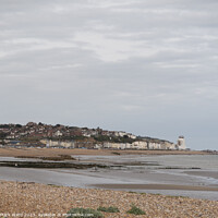 Buy canvas prints of Hastings and St Leonards from Bexhill. by Mark Ward