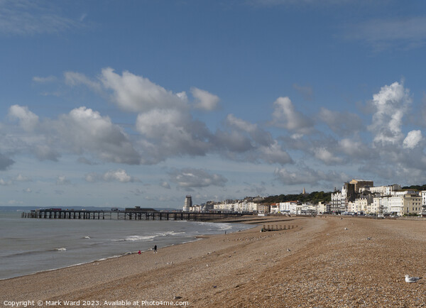 Hastings Seafront in September. Picture Board by Mark Ward