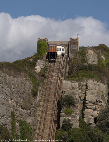 The Funicular Railway on the East Hill Picture Board by Mark Ward