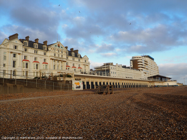 The Royal Victoria Hotel and Marine Court in St Leonards. Picture Board by Mark Ward