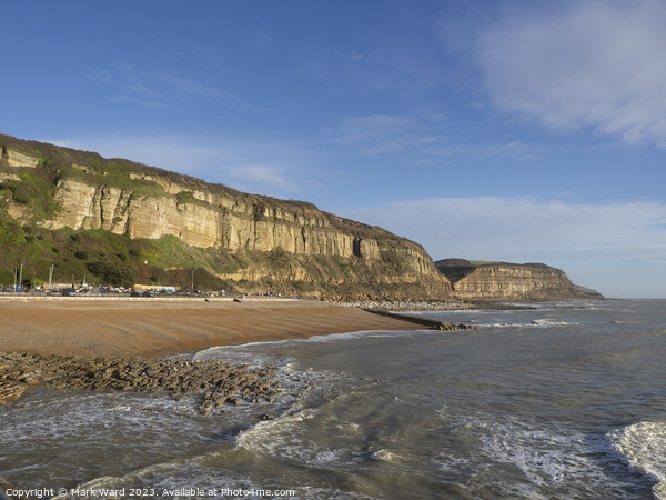 The cliffs of Hastings in East Sussex. Picture Board by Mark Ward