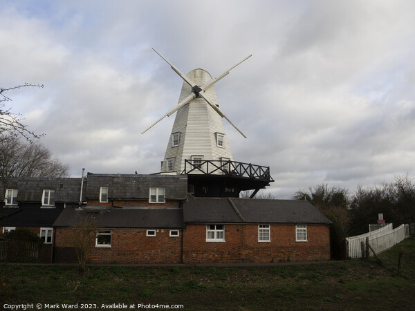Rye Windmill in Sussex. Picture Board by Mark Ward