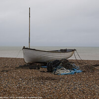 Buy canvas prints of Tools of the Sussex Lobster fisherman. by Mark Ward