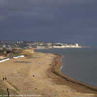 Buy canvas prints of The view from Galley Hill toward Hastings. by Mark Ward