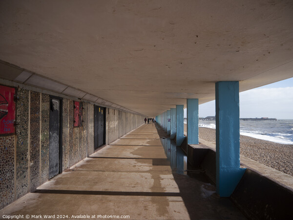 Bottle Alley. A sheltered coastal walk. Picture Board by Mark Ward