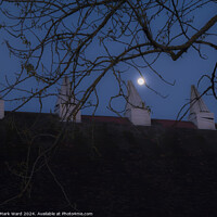 Buy canvas prints of The Hop Farm by Moonlight by Mark Ward
