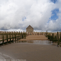 Buy canvas prints of The remains of the Mary Stanford Lifeboat House in Rye. by Mark Ward