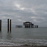 The old West Pier of Brighton
