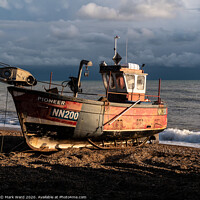 Buy canvas prints of Hastings Fishing Boat by Mark Ward