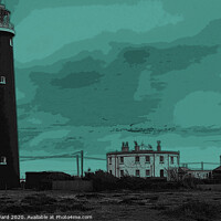 Buy canvas prints of Dungeness Lighthouse Scene by Mark Ward