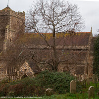 Buy canvas prints of All Saints Church Hastings by Mark Ward