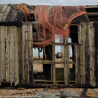 Buy canvas prints of Dilapidated Fishing Hut by Mark Ward