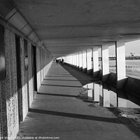 Buy canvas prints of Hastings Lower Promenade, known as Bottle Alley by Mark Ward