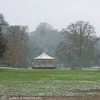 Buy canvas prints of Alexandra Park in Light Snow by Mark Ward