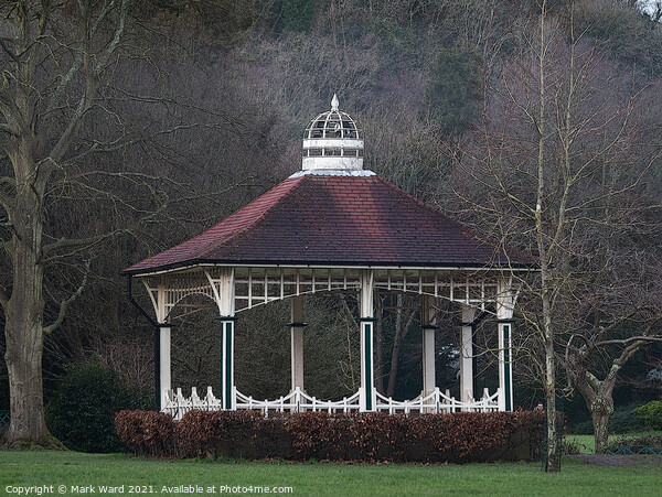 Alexandra Park Bandstand Picture Board by Mark Ward
