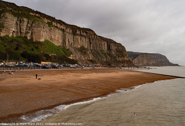 The Cliffs of Hastings. Picture Board by Mark Ward