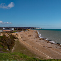 Buy canvas prints of Coastal Path from Bexhill to Hastings by Mark Ward