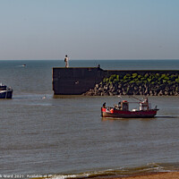 Buy canvas prints of A Fine Morning for Hastings Fleet. by Mark Ward