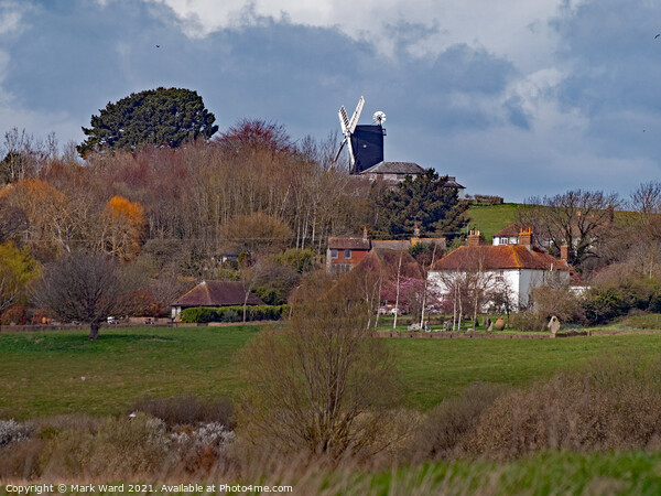 The Mill Studios in Icklesham, seen from Pett Level. Picture Board by Mark Ward