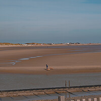 Buy canvas prints of Camber Sands at Low Tide by Mark Ward