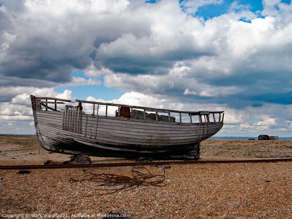 Wreck at Dungeness. Picture Board by Mark Ward