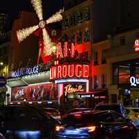 Buy canvas prints of Paris Night Life by Julian Hignell