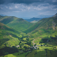 Buy canvas prints of Buttermere Village by Jonny Gios