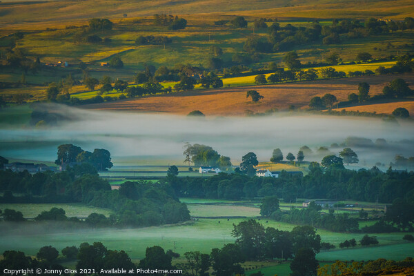Misty Morning in the Lake District  Picture Board by Jonny Gios