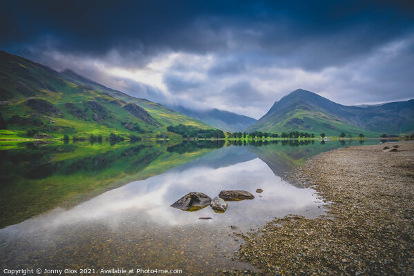 Moody Buttermere Picture Board by Jonny Gios