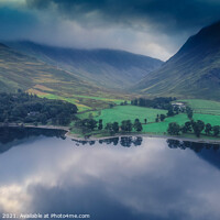 Buy canvas prints of Aeriel of Buttermere  by Jonny Gios