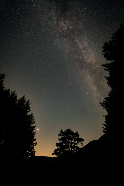 Silhouette Blea Tarn Picture Board by Jonny Gios