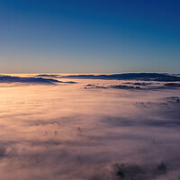 Buy canvas prints of Windermere Cloud Inversion  by Jonny Gios