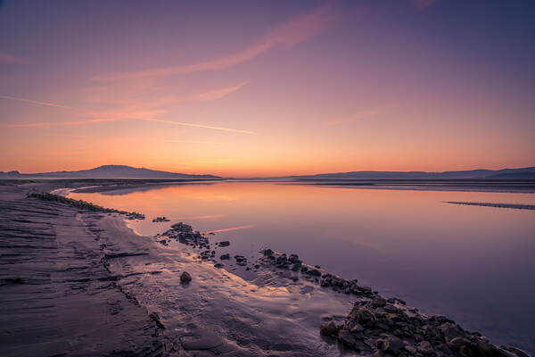 Arnside Sunset Beach  Picture Board by Jonny Gios