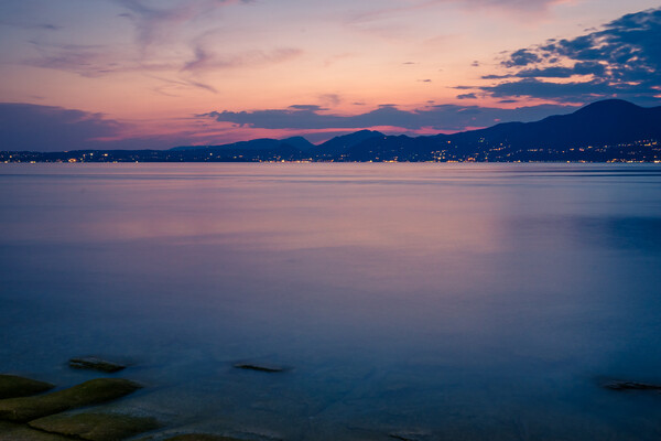 Sunset stillness Picture Board by Jonny Gios